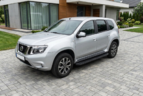 Nissan Terrano 2014– Stranski pragovi Tayga Black (2 kos, aluminij) fotografija 1