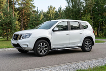 Nissan Terrano 2014– Stranske stopnice Sunrise (2 kos, aluminij) fotografija 1