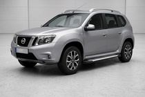 Nissan Terrano 2014– Stranski pragovi Line (2 kos, aluminij) fotografija 1
