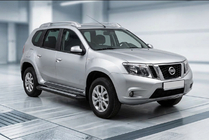 Nissan Terrano 2014– Stranske stopnice Vision New Black (2 kos, aluminij) fotografija 1