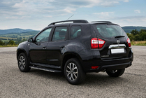 Nissan Terrano 2014– Bočne stopnice Bosphorus Grey (2 kos, aluminij) fotografija 1