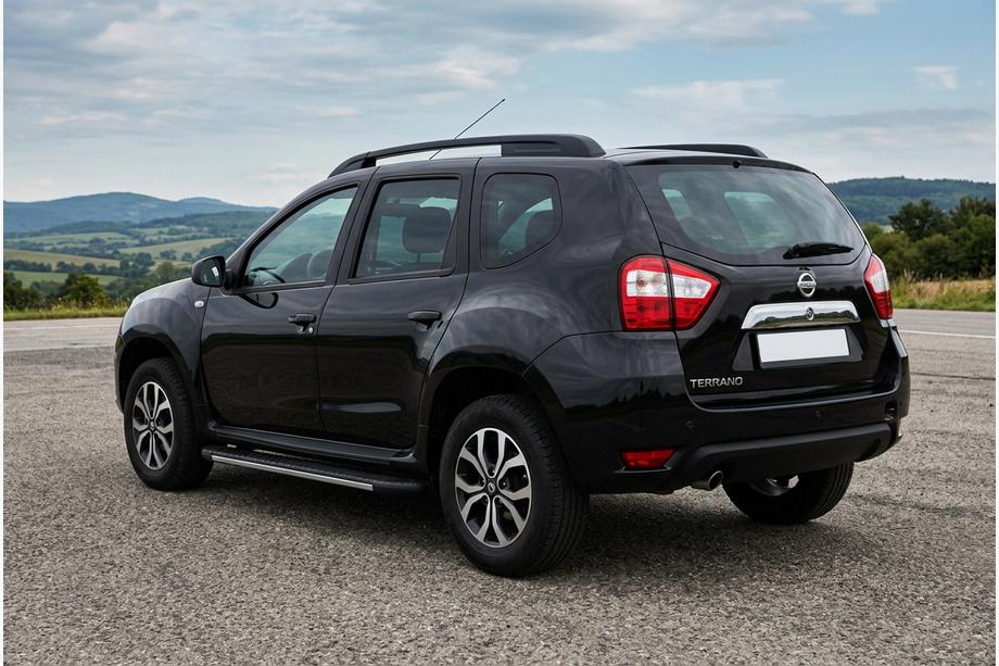 Nissan Terrano 2014– Bočne stopnice Bosphorus Grey (2 kos, aluminij) Image