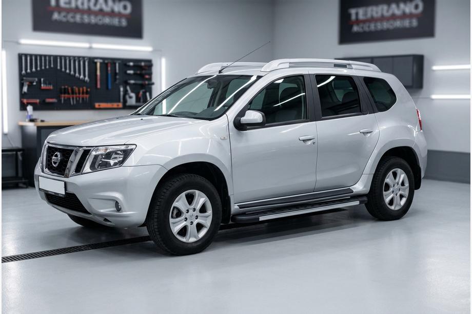 Nissan Terrano 2014– Bočne stopnice Duru (2 kosa, aluminij) Image