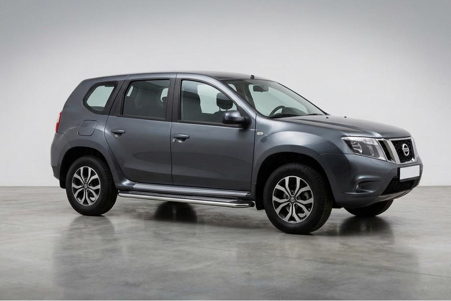 Nissan Terrano 2014– Stranske stopnice Maydos V2 (2 kos, aluminij/nerjavno jeklo) Image