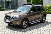 Nissan Terrano 2014– Stranske stopnice Shining V1 (2 kos, aluminij) fotografija 1
