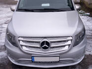 Mercedes Vito/V-razred W447 2014– Okrasne letvice za masko 2014-2020 (5 kos, nerjaveče jeklo) OmsaLine - italijansko nerjavno jeklo fotografija 1