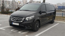 Mercedes Vito/V-razred W447 2014– Okrasne letvice za masko 2014-2020 (5 kos, nerjaveče jeklo) OmsaLine - italijansko nerjavno jeklo fotografija 4