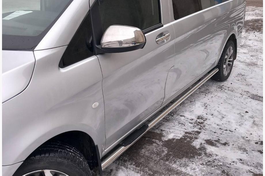 Mercedes Vito/V-razred W447 2014– Pokrovi ogledal – del ogledala (2 kosa) OmsaLine - kromirana plastika Fotografija 5