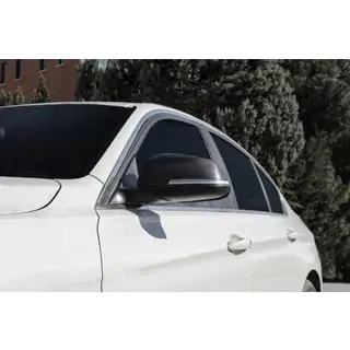 Karbonski pokrovi ogledal (2 kosa, pravi karbonski material) BMW serija 3 F30/F31 2012–2019 fotografija 3