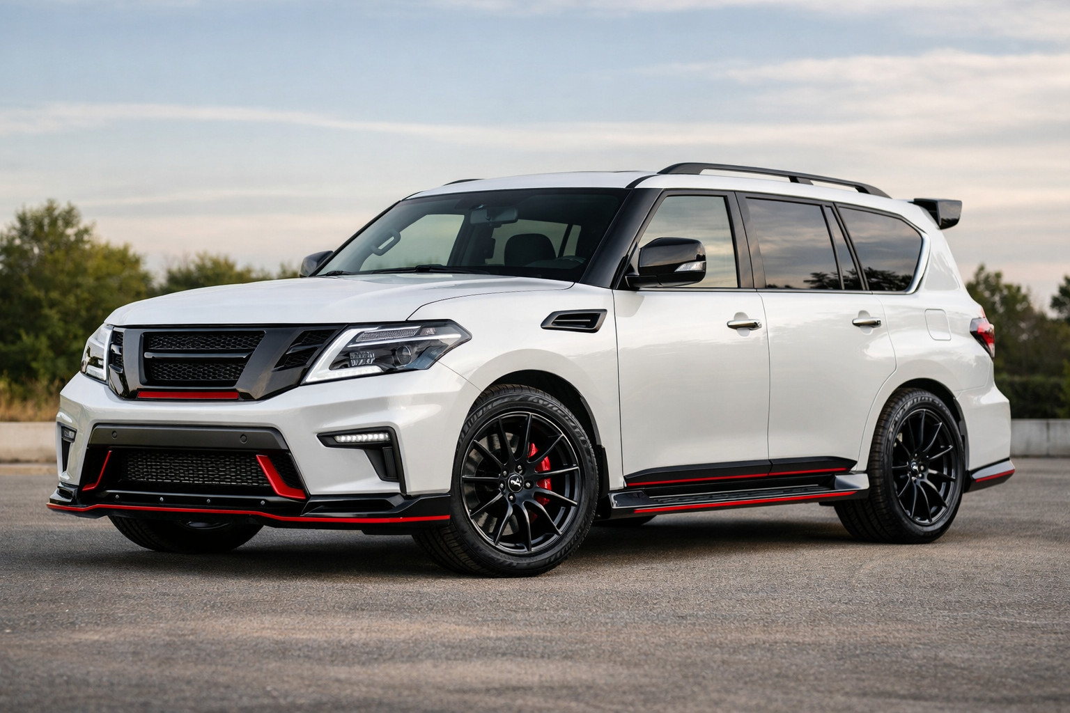 Kaj namestiti na Nissan Patrol Y62, če želiš Nismo slog brez cirkusa