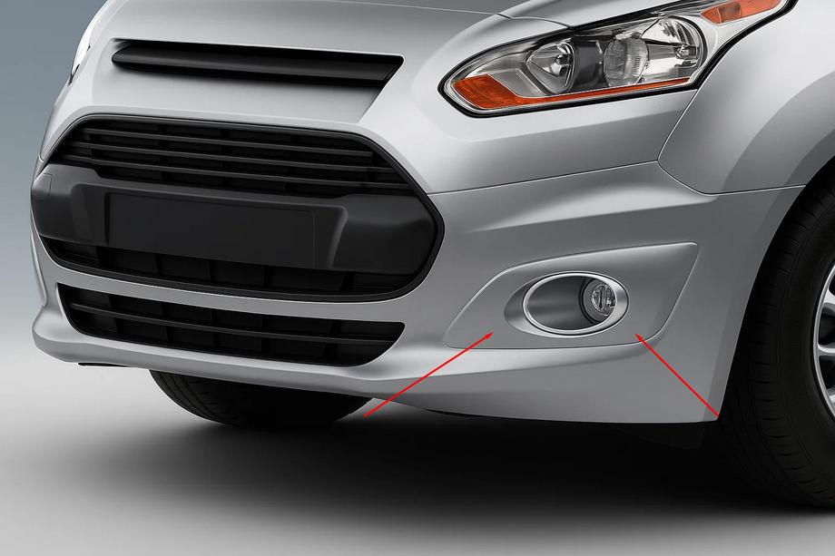 Ford Connect 2014–2021 Kromirani okrasni pokrovi za meglenke (2 kos, nerjaveče jeklo) Image
