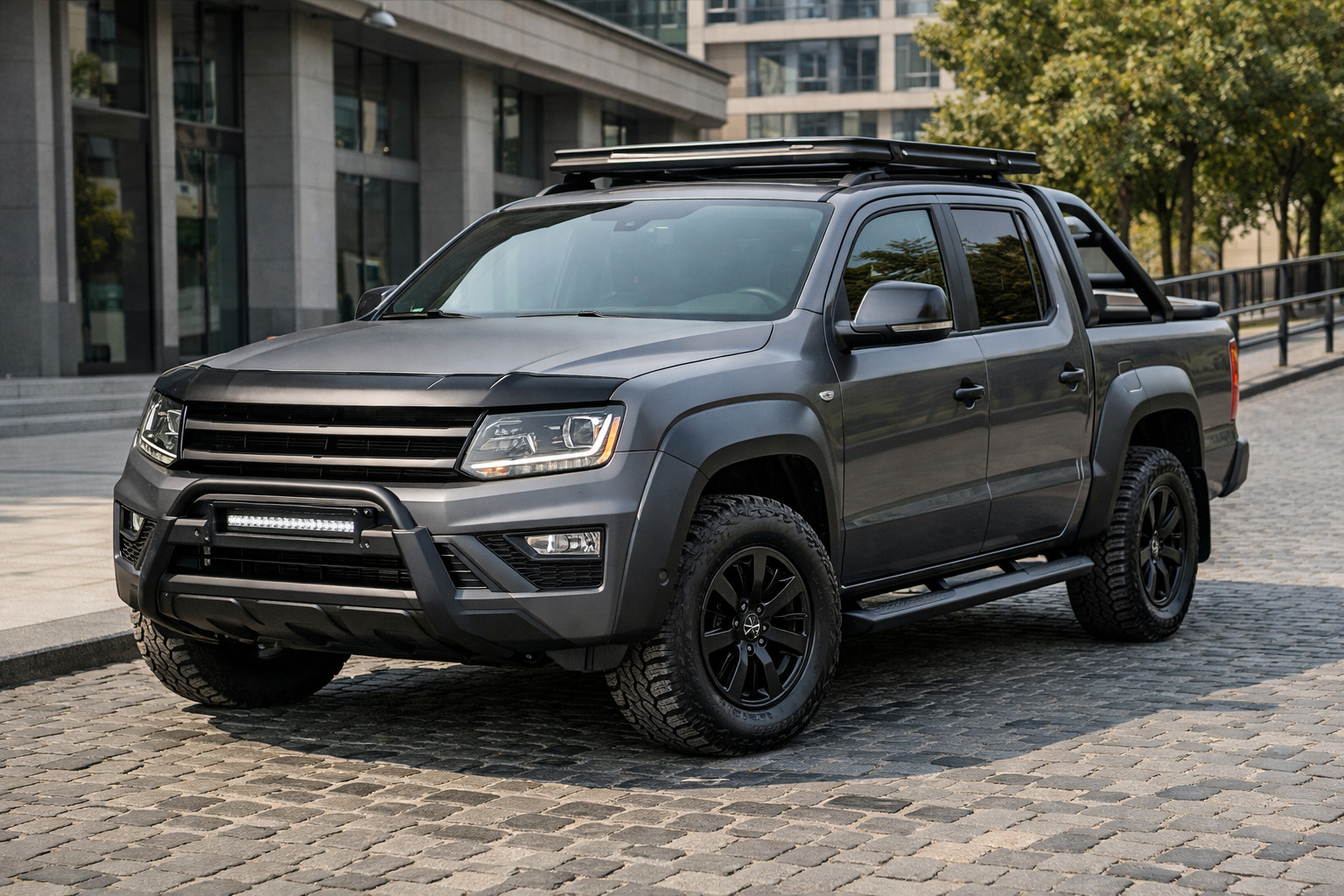 Začetna nadgradnja Volkswagen Amarok za mesto brez poceni postavljanja