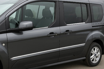 Ford Connect 2014–2021 Spodnje okenske letvice (4 kos, nerjavno jeklo) fotografija 1