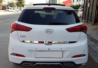 Hyundai I-20 2014–2020 Letvica roba prtljažnika 2014-2018 (nerjavno jeklo) fotografija 1