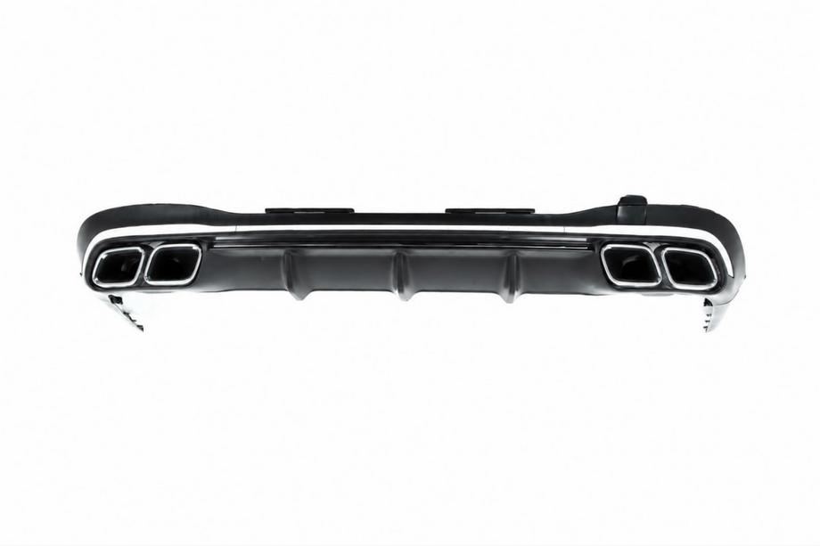 Mercedes S-class W223 2020– Zadnji difuzor z izpušnimi zaključki AMG S63 Silver Image