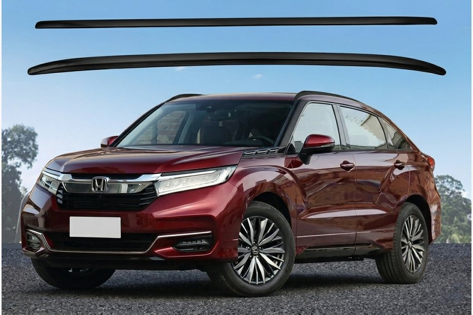 Honda UR-V 2016– Črne OEM strešne vzdolžne letve (aluminij) Image