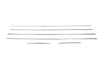 Hyundai I-20 2014–2020 Spodnje okenske letvice (6 kos., nerjaveče jeklo) fotografija 3