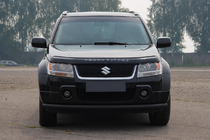 Suzuki Grand Vitara 2005–2017 Sprednja zaščitna cev ST008 Black (nerjavno jeklo) fotografija 2