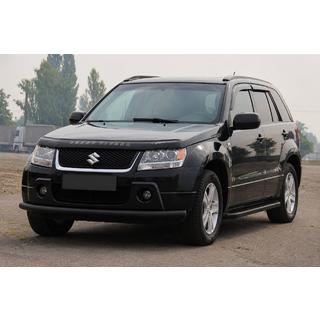 Sprednja zaščitna cev ST008 Black (nerjavno jeklo) Suzuki Grand Vitara 2005–2017 fotografija 4