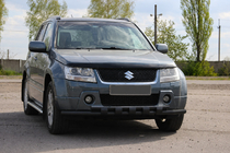 Suzuki Grand Vitara 2005–2017 Sprednji zaščitni lok ST015 Black (nerjavno jeklo) fotografija 2