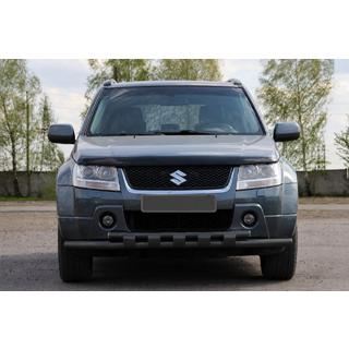 Sprednji zaščitni lok ST015 Black (nerjavno jeklo) Suzuki Grand Vitara 2005–2017 fotografija 1