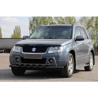 Sprednji zaščitni lok ST015 Black (nerjavno jeklo) Suzuki Grand Vitara 2005–2017 fotografija 3