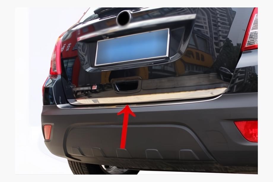 Opel Mokka 2012–2021 Zaščitna letev roba prtljažnika (nerjaveče jeklo) Carmos - turško nerjaveče jeklo Image