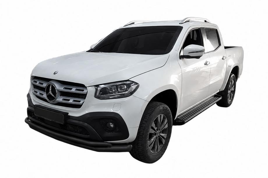 Mercedes X class 2017–2020 Sprednji zaščitni lok ST017 Black (nerjaveče jeklo, 60 mm) Image