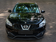 Nissan Qashqai 2007–2010 Sprednji zaščitni lok Black (nerjavno jeklo) fotografija 1
