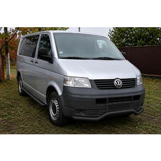 Sprednji zaščitni lok Wave ST007 Black (nerjavno jeklo) Volkswagen T5 Transporter 2003–2010 fotografija 1