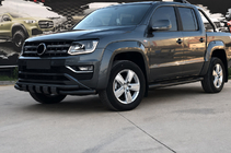 Volkswagen Amarok 2010–2022 Sprednji zaščitni lok F3-08.7 Black (nerjavno) fotografija 2