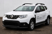 Renault Duster 2018–2024 Sprednji zaščitni lok F3-10 Black (nerjaveče jeklo) fotografija 1