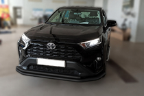 Toyota Rav 4 2019–2025 Sprednji zaščitni lok F3-10 Black (nerjaveče jeklo) fotografija 3