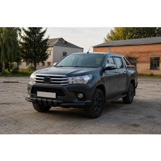 Prednja zaščitna cev F3-34 Black (nerjaveče jeklo) Toyota Hilux 2015– fotografija 3