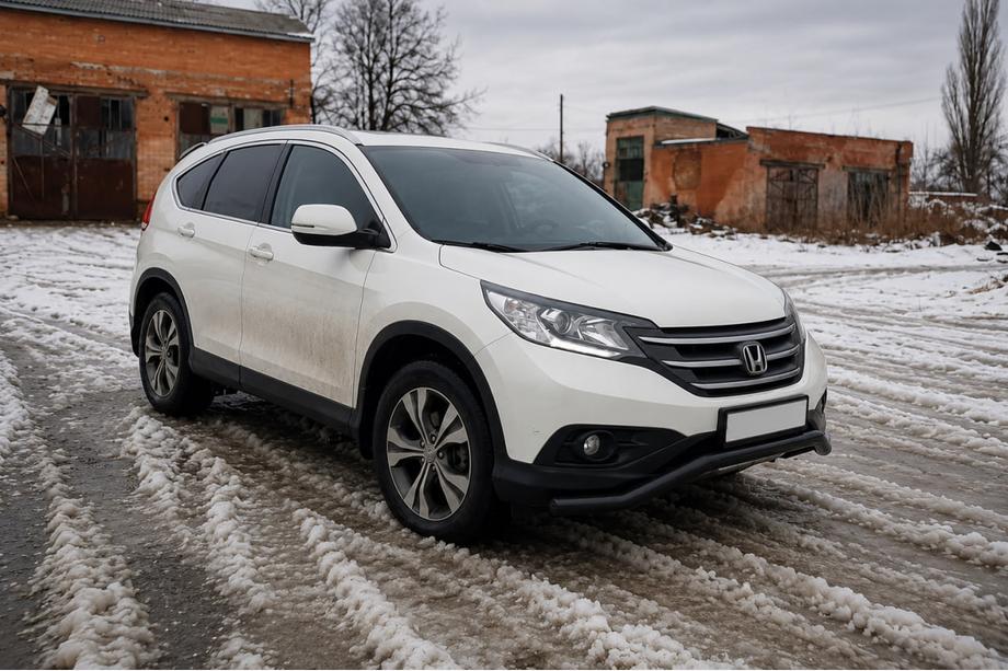 Honda CRV 2012–2016 Sprednji zaščitni lok ST007 Black (nerjavno jeklo) Fotografija 2
