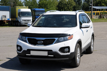 Kia Sorento II XM 2009–2014 Sprednji zaščitni lok ST008 Black (2010-2013, nerjavno jeklo) fotografija 2