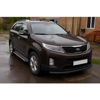 Sprednji zaščitni lok ST008 Black (2013-2015, nerjavno jeklo) Kia Sorento II XM 2009–2014 fotografija 3