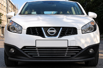 Nissan Qashqai 2014–2021 Sprednji zaščitni lok ST008 Black (2014-2017, nerjaveče) fotografija 1