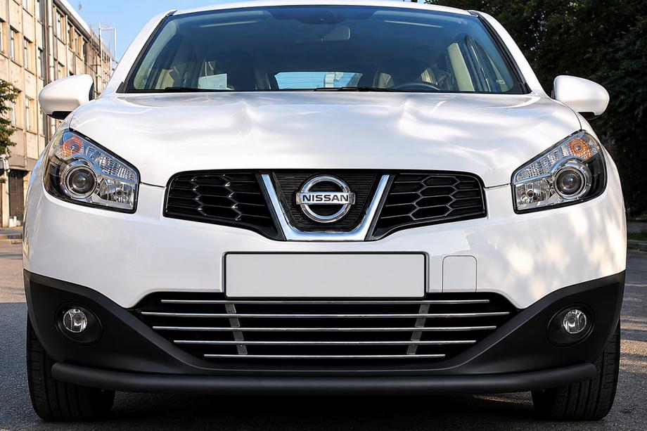 Nissan Qashqai 2014–2021 Sprednji zaščitni lok ST008 Black (2014-2017, nerjaveče) Image
