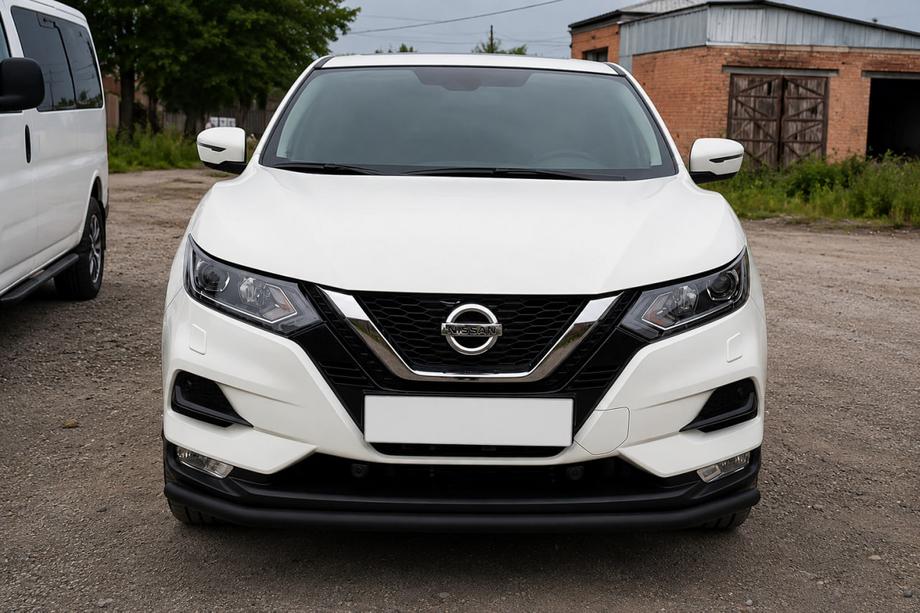 Nissan Qashqai 2014–2021 Sprednji zaščitni lok ST008 Black (2017-2021, nerjavno jeklo) Image