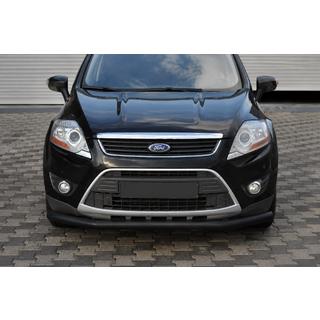Sprednji zaščitni lok ST008 Black (nerjaveče jeklo) Ford Kuga 2008–2013 fotografija 1