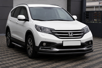 Honda CRV 2012–2016 Sprednji zaščitni lok ST008 Black (nerjaveče jeklo) fotografija 1