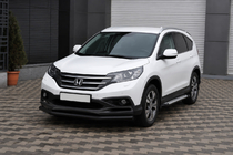 Honda CRV 2012–2016 Sprednji zaščitni lok ST008 Black (nerjaveče jeklo) fotografija 3