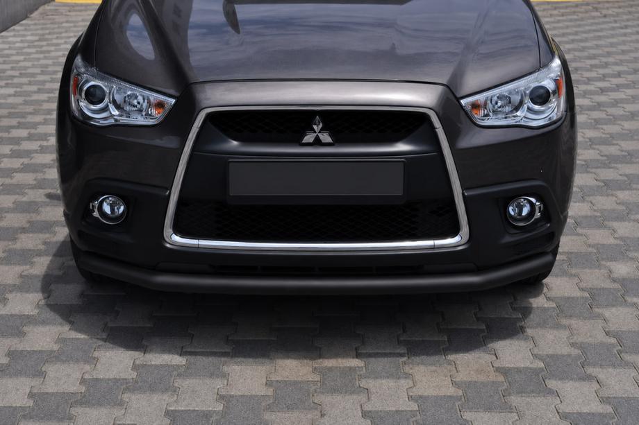 Mitsubishi ASX 2010–2023 Sprednji zaščitni lok ST008 Black (nerjaveče jeklo) Image