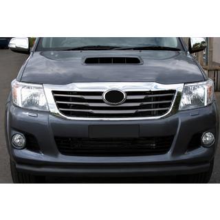 Sprednji zaščitni lok ST008 Black (nerjaveče jeklo) Toyota Hilux 2006–2015 fotografija 1