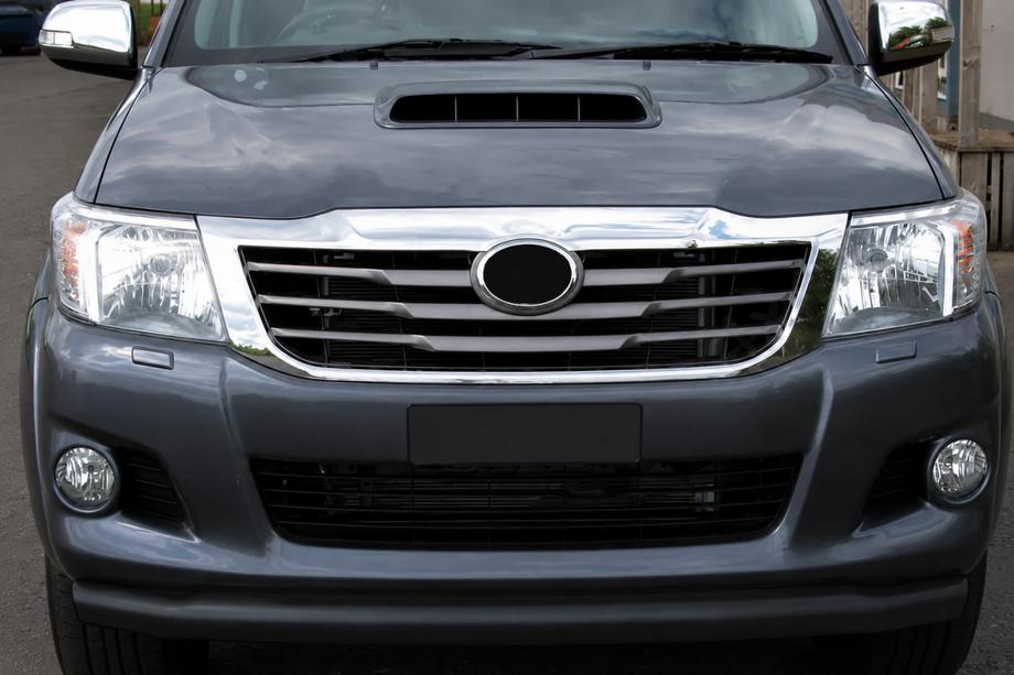 Toyota Hilux 2006–2015 Sprednji zaščitni lok ST008 Black (nerjaveče jeklo) Image