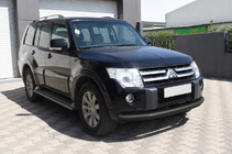 Mitsubishi Pajero Wagon III 1999–2006 Sprednji zaščitni lok ST008 Black (nerjaveče jeklo) fotografija 3