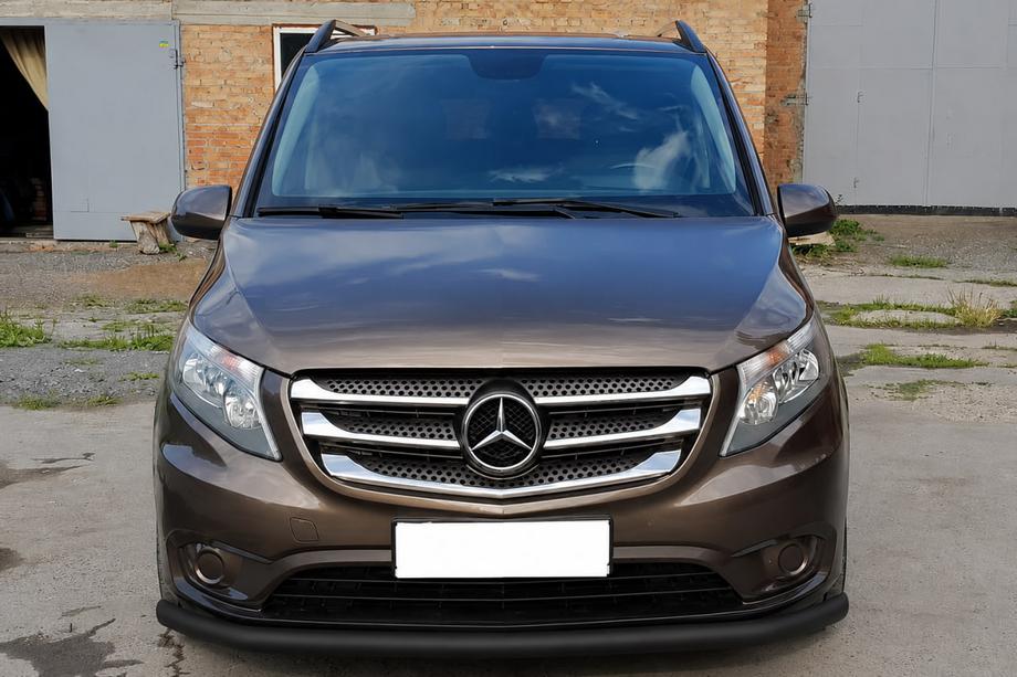 Mercedes Vito/V-razred W447 2014– Sprednji zaščitni lok ST008 Black (nerjaveče jeklo) Image