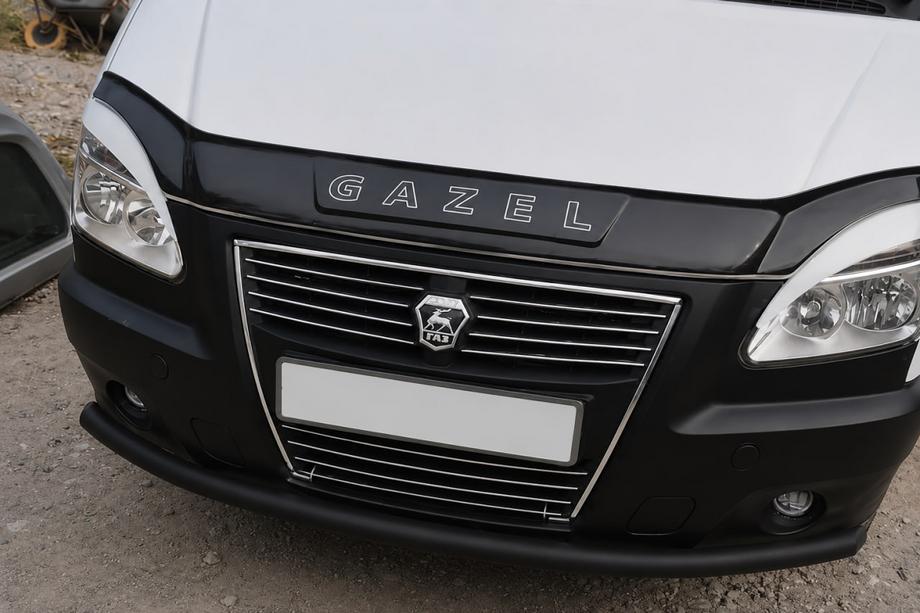 GAZ Gazelle, Sobol 1998– Sprednji zaščitni lok ST008 Black (nerjaveče jeklo) Image