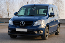Mercedes Citan 2013–2021 Sprednji zaščitni lok ST008 Black (nerjaveče jeklo) fotografija 2